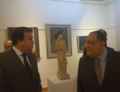 وزير التعليم العالى يزور كلية الفنون الجميلة بجامعة حلوان