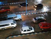 زحام مرورى بسبب حادث تصادم تريلا وأتوبيس و7 سيارات بطريق المحور بالجيزة