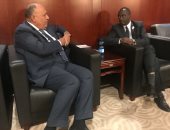 سامح شكرى يبحث مع وزير خارجية رواندا الإصلاح المؤسسى للاتحاد الأفريقى