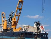 صور.. ميناء دمياط يستقبل اثنين من أحدث أوناش الحاويات فى العالم