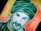 قارئ يشارك صحافة المواطن بموهبته فى الرسم.. ويؤكد: سبت علامة ليا فى مدرستى