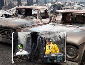 صور.. "جحيم كاليفورنيا" خارج السيطرة.. قوات الإطفاء تعجز عن محاصرة النيران.. 59 قتيل و130 مفقود ونزوح 200 ألف.. 8900 منزل يتحول إلى رماد.. وحاكم الولاية: المشهد يشبه "حالة حرب"