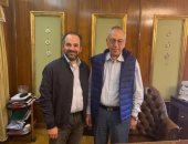 صور .. محمد كامل يزور النادى الإسماعيلى