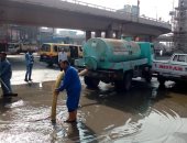 صور.. أمطار غزيرة بمحافظة الغربية والدفع بسيارات لشفط المياه 