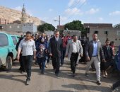 لجان هندسية ومتخصصين من الرى لترميم منازل عزبة سعيد بأسيوط