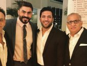 لما الحبايب يتجمعوا.. شاهد مناسبة تجمع خالد سليم وحسن الرداد ومصطفى قمر