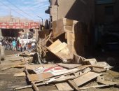 صور.. إزالة 203 حالة إشغالات من شوارع مدينة ببا جنوب بنى سويف 