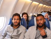 صور.. شاهد وصول لاعبى الأهلى إلى الإمارات استعداداً لمواجهة الوصل