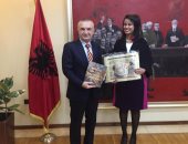 الرئيس الألبانى يستقبل النائبة ماريان عازر بالقصر الرئاسى 