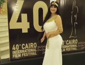 فيديو وصور.. سما المصرى "نفرتيتى الدرب الأحمر" فى مهرجان القاهرة السينمائى