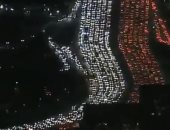فيديو.. تكدس مرورى غير مسبوق بكاليفورنيا بالتزامن مع عطلة عيد الشكر