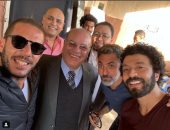 صلاح عبد الله وأحمد رزق ضيوف شرف فيلم "لص بغداد" مع محمد إمام