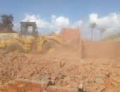 تنفيذ 3 قرارات إزالة للمبانى ذات الخطورة الداهمة و84 حالة إشغال طريق بدمياط