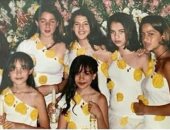 صورة من زمان.. شاهد إيمى ودنيا سمير غانم بحفل زفاف فى عمر الطفولة