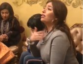 "ومين ضامن".. غادة رجب تبدع فى إحدى أغنياتها خلال جلسة منزلية "فيديو"