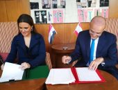 وزيرة الاستثمار توقع محضر نتائج لجنة المتابعة للجنة العليا المصرية اللبنانية