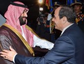 ننشر صور استقبال الرئيس السيسى لولي العهد السعودي