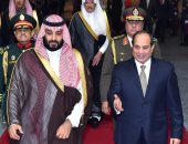 فيديو استقبال الرئيس السيسى لولى عهد المملكة العربية السعودية