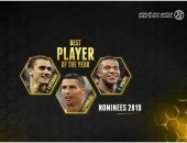 رونالدو ينافس مبابى وجريزمان على جائزة "جلوب سوكر" لأفضل لاعب فى العالم