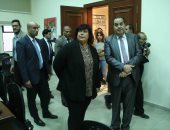 وزيرة الثقافة تفتتح مكتبة المترجم الجديد بمقر مركز القومى بدار الأوبرا