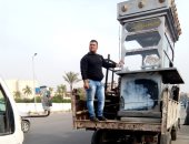 صور. . شرطة المرافق تواصل إزالة الإشغالات بميدان الرماية والجيزة 