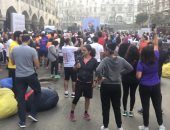 صور.. "التضامن" تشارك فى ماراثون مناهضة العنف ضد المرأة