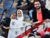 صور.. جمهور الزمالك يساند الزمالك أمام الاتحاد السكندري