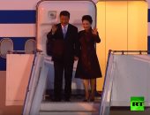 لحظة وصول الرئيس الصينى الأرجنتين للمشاركة فى قمة العشرين