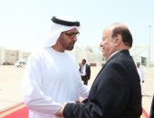 الرئيس اليمنى يهنىء الشيخ خليفة بن زايد آل نهيان بالعيد الوطنى للإمارات