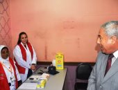 محافظ أسوان يعطى إشارة البدء لفعاليات 100 مليون صحة