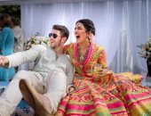 صور.. هكذا احتفلت نجمتا بوليوود بريانكا تشوبرا ونيك جوناس بحفل زواجهما