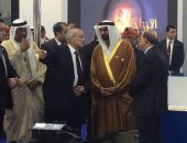 وزير الدفاع الإماراتى يزور جناح "الإنتاج الحربى" فى معرض ايديكس
