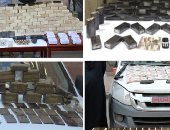 صور.. الداخلية تفكك 60 بؤرة إجرامية.. مداهمة أوكار المخدرات والسلاح وضبط 5 ورش بها 1227 قطعة.. التحفظ على نصف طن بانجو و14 كيلو هيروين وضبط 17 تشكيلا عصابيا.. وخبير أمنى: تستخدم فى تمويل الإرهاب