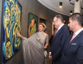 السفير السعودى يشارك بافتتاح معرض تشكيلى فى دار الأوبرا المصرية