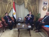  وزير الرياضة يستقبل رئيس الاتحاد السكندرى
