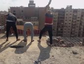 إزاله مجمع سكنى مخالف فى أوسيم وبرج متصدع ببولاق الدكرور
