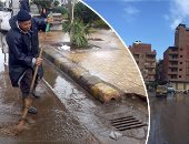 الطقس السيئ يضرب المحافظات.. مصرع شخص فى انهيار عقار قديم بالإسكندرية بسبب الأمطار.. سيول تضرب وادى مكتب وإغلاق طريق فيران - سانت كاترين.. توقف حركة الصيد فى كفر الشيخ.. وإغلاق بوغازى الاسكندرية والدخيلة (صور)