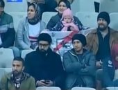 شاهد.. أصغر مشجع زملكاوى أمام المصرى فى مواجهة برج العرب