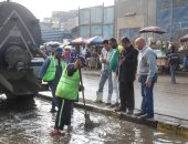 توزيع سيارات لشفط مياه اﻷمطار بمحاور وكبارى القاهرة والجيزة لمنع الحوادث 