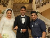 صلاح ريكو نجم المقاصة يحتفل بزفافه في حضور نجوم الكرة