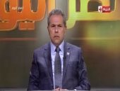 توفيق عكاشة مهاجماً قناة الجزيرة: لو لم أتمالك أعصابى لضربت الشاشة بالحذاء