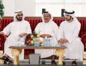 محمد بن راشد وولى عهده يقدمان واجب العزاء فى وفاة شقيق رجل الأعمال خلف الحبتور 