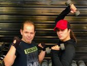 المرأة الحديدية.. بهذه الإطلالة ظهرت ياسمين عبد العزيز بصحبة رامى إمام داخل الجيم