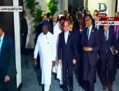 الرئيس السيسي يصل جلسة "شباب رواد الأعمال بإفريقيا" 