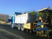 صور.. رصف شوارع بنطاق حى الكوثر بسوهاج بتكلفة 2 مليون جنيه