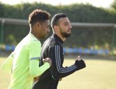 صور.. ريكو يشارك فى تدريبات المقاصة بعد الزفاف استعدادا للطلائع