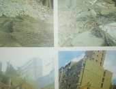 محافظة القاهرة تزيل عقارا مائلا فى حى دار السلام