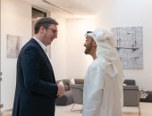 محمد بن زايد يستقبل الرئيس الصربى لتعزيز علاقات التعاون والصداقة بين البلدين