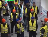 فيديو.. شلل حركة القطارات بألمانيا بسبب إضراب عمال السكك الحديدية 