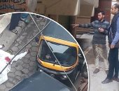 فيديو وصور "عشرة عمر".. الأسطى عماد بعد 26 سنة زواج يسدد 7 طعنات لأم العيال بسبب إنفصالها عنه وزواجها من أخر.. شهود:حاول الهرب وعند محاصرته طعن نفسه..و الشباب ضربوه بالكرباج علشان يمنعوه من قتلها